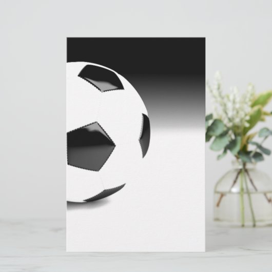Fußball Briefpapier (Stehend Vorderseite)