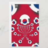 Fußball. Briefpapier (Vorne/Hinten)