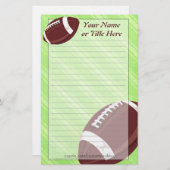 Fußball-Briefpapier Briefpapier (Vorne/Hinten)