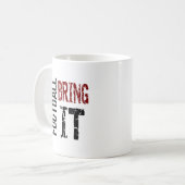 Fußball Bring It Becher Kaffeetasse (Vorderseite Links)
