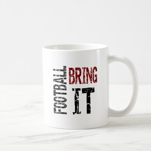Fußball Bring It Becher Kaffeetasse (Rechts)