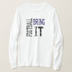 Fußball Bring It (blau) T-Shirt