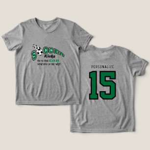 Fußball bringt dich zum Ziel - grün Tri-Blend Shirt