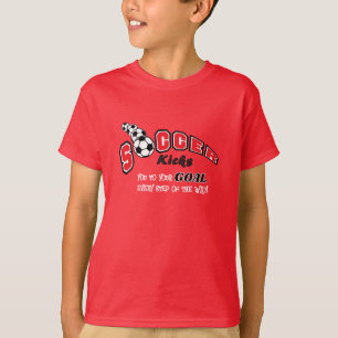Fußball bringt dich zum Ziel - rot T-Shirt