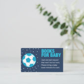 Fußball bringt eine Babydusche mit der Book Card m Begleitkarte (Stehend Vorderseite)