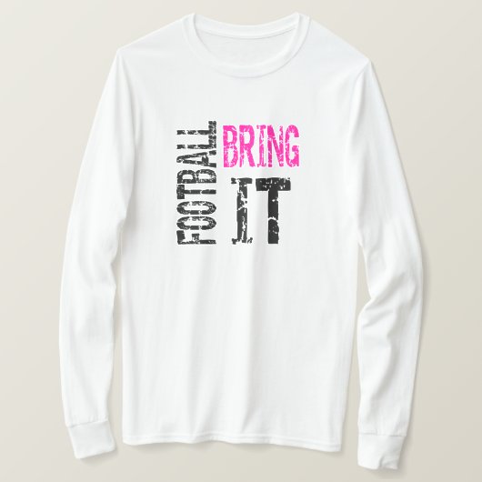 Fußball bringt ihn T-Shirt (Design vorne)