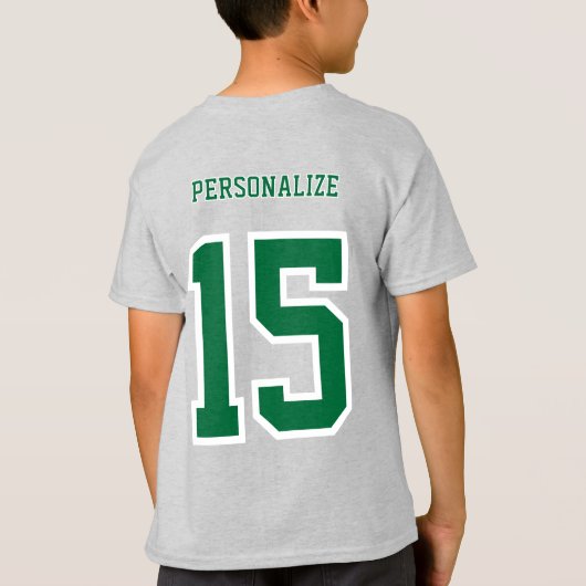 Fußball bringt Sie zum Ziel - grün T-Shirt (Rückseite)