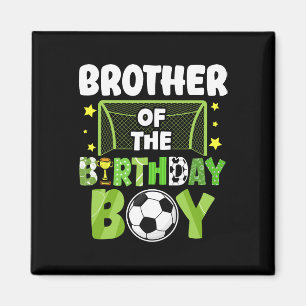 Fußball Bruder Geburtstag Junge Party Fußball Fami Magnet
