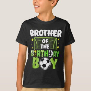 Fußball Bruder Geburtstag Junge Party Fußball Fami T-Shirt