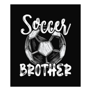 Fußball-Brüder Männer Familie Matching Team Player Fotodruck