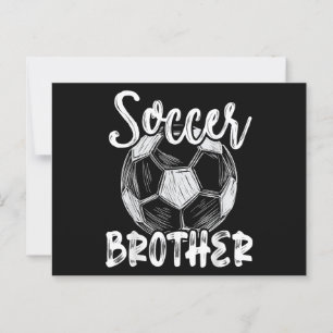 Fußball-Brüder Männer Familie Matching Team Player Postkarte