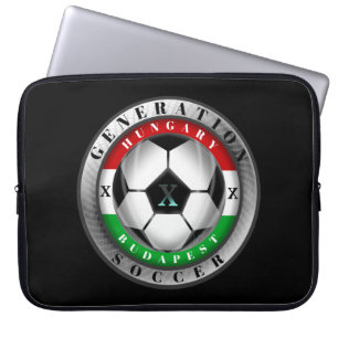 Fußball Budapest Ungarn Generation X Laptopschutzhülle