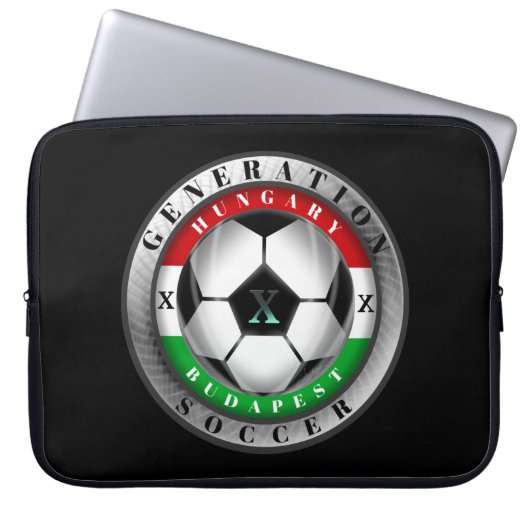 Fußball Budapest Ungarn Generation X Laptopschutzhülle (Vorderseite)