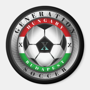 Fußball Budapest Ungarn Generation X Magnet