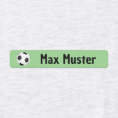 Fußball bunt - 96 schmale Kinder Etiketten (Design 1)