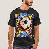 Fußball-Burst T-Shirt (Vorderseite)