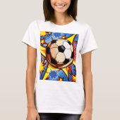 Fußball-Burst T-Shirt (Vorderseite)