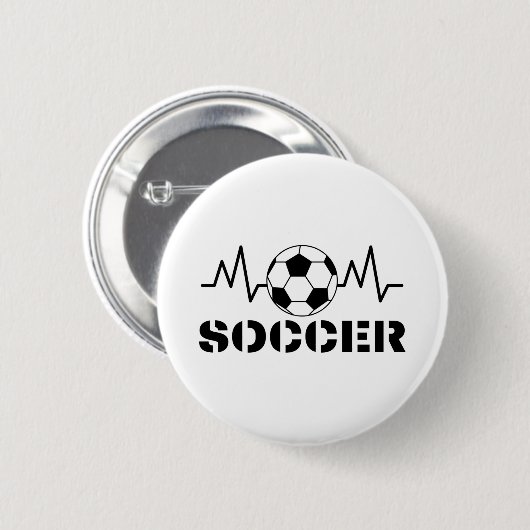 Fußball Button (Vorne & Hinten)