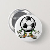 Fußball Button (Vorne & Hinten)