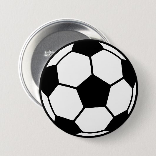 Fußball Button (Vorne & Hinten)