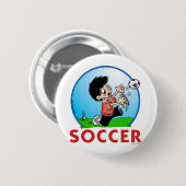 Fußball Button (Vorne & Hinten)