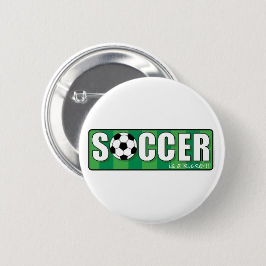 Fußball Button (Vorne & Hinten)