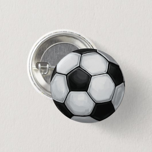 Fußball Button (Vorne & Hinten)