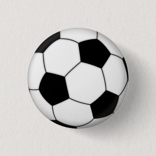 Fußball Button-auf Knopf Button