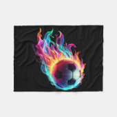 Fußball Byll _1 Fleecedecke (Vorderseite (Horizontal))