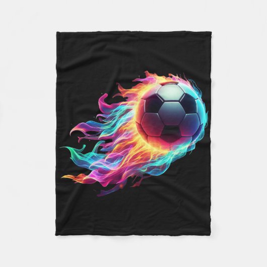 Fußball Byll _1 Fleecedecke (Vorderseite)