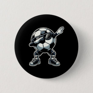Fußball Byll Dabbing Lustiger Fußballspieler _1  Button