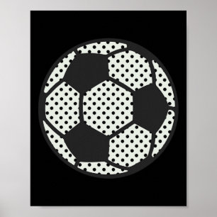 Fußball Byll Dot Day Kreative Kunst für Schuljugen Poster