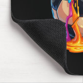 Fußball Byll Farbe Creme Drip Jugend Drip Fußball Mousepad (Ecke)