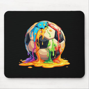 Fußball Byll Farbe Creme Drip Jugend Drip Fußball  Mousepad