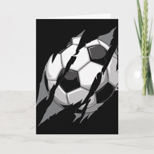 Fußball Byll Kralle Markierung Reißen Kratzer Cool Karte