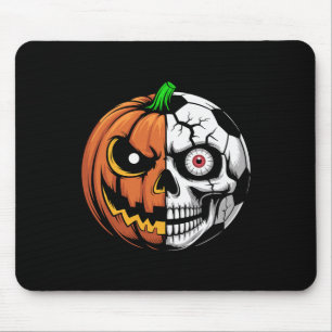 Fußball Byll Kürbis Schädel Halloween Fußbyll Spie Mousepad