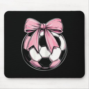 Fußball Byll Rosa Kokette Schleife Zierliches Band Mousepad