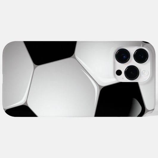 Fußball Case-Mate iPhone Hülle (Rückseite (Horizontal))