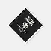 Fußball Champs Ball Personalisiertes Party Napkins Serviette (Ecke)