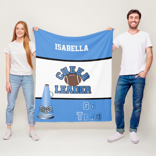 Fußball Cheerleader Fleece Blanket (Beispiel)