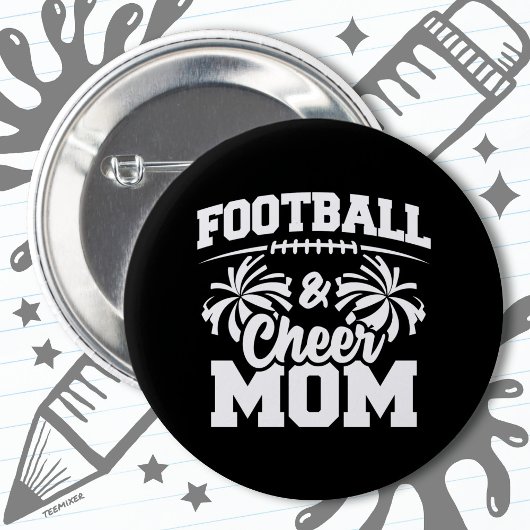 Fußball Chef Squad School Sportspiele Proud Mama Button