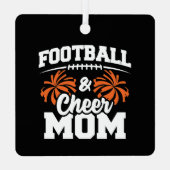 Fußball Chef Squad School Sportspiele Proud Mama Ornament Aus Metall (Rückseite)