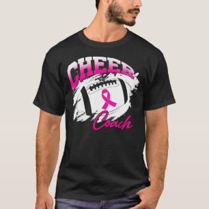 Fußball Chefin Coach Pink Ribbon Brustkrebs Awa T-Shirt