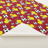 Fußball-Chick-Muster Sherpadecke (3/4)