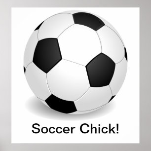 "Fußball-Chick"-Poster Poster