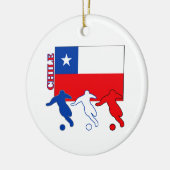 Fußball-Chile Keramikornament (Links)