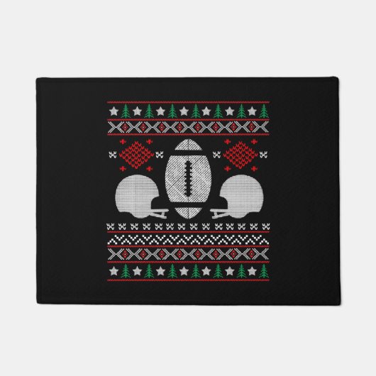 FUSSBALL CHRISTMAS FUßMATTE (Vorderseite)