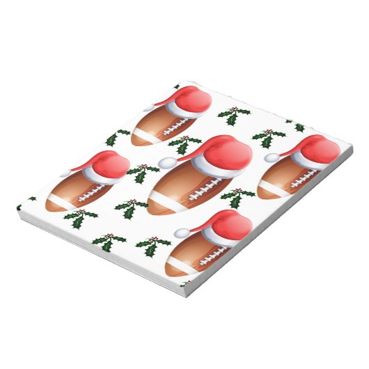 FUSSBALL CHRISTMAS NOTIZBLOCK (Rotiert)