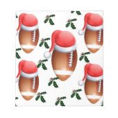 FUSSBALL CHRISTMAS NOTIZBLOCK (Vorderseite)