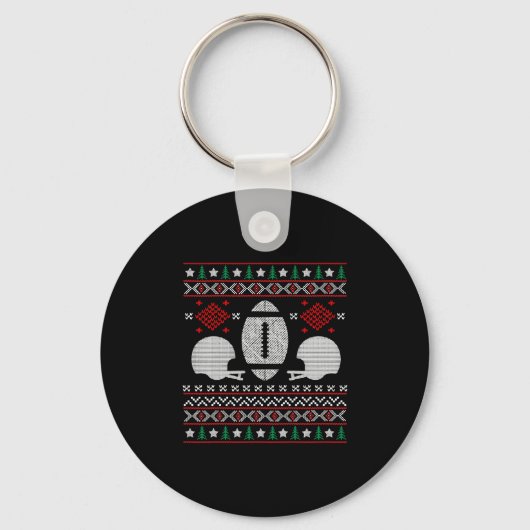 FUSSBALL CHRISTMAS SCHLÜSSELANHÄNGER (Vorderseite)